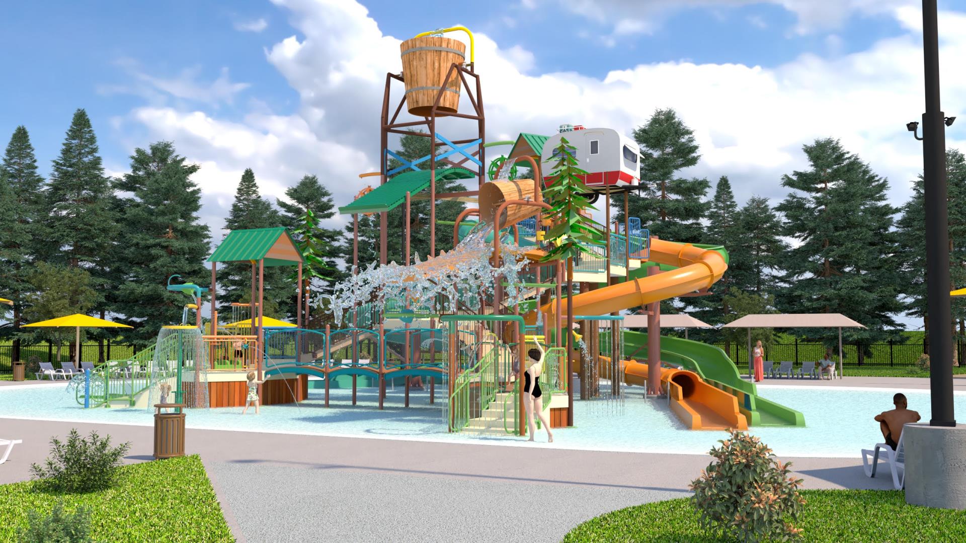 Waterpark Mock Up